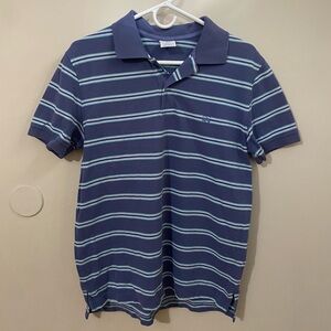 Brooks & Brothers Striped Blue Polo Shirt